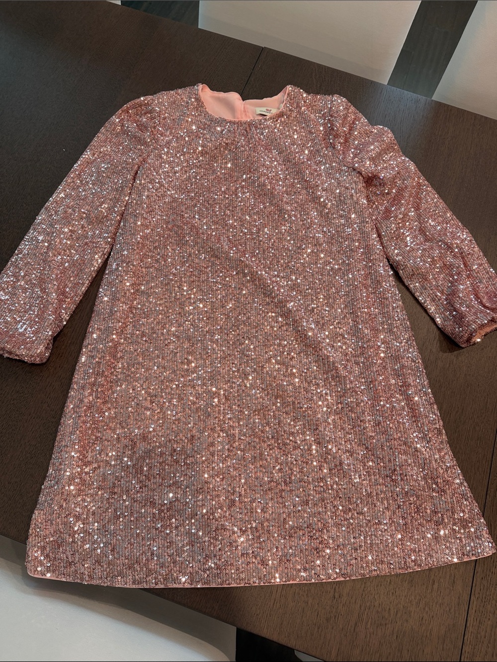 Vineyard Vines Rose Pink Sequin Shift Dress